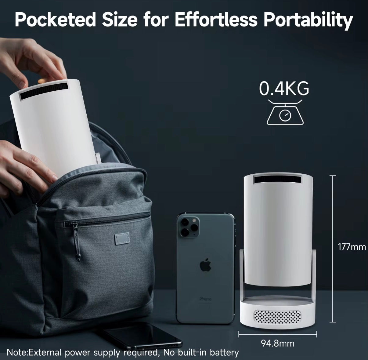 Cinematic Portable Projector